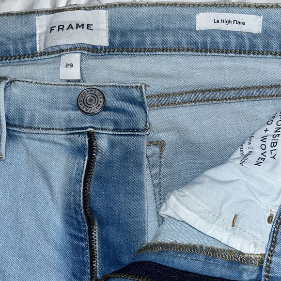 FRAME Le High Waist Flare Jeans Size 29 - NWT $248 - Picture 7 of 9
